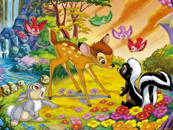 Бэмби герои мультика