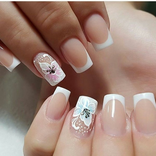 Дизайн ногтей френч