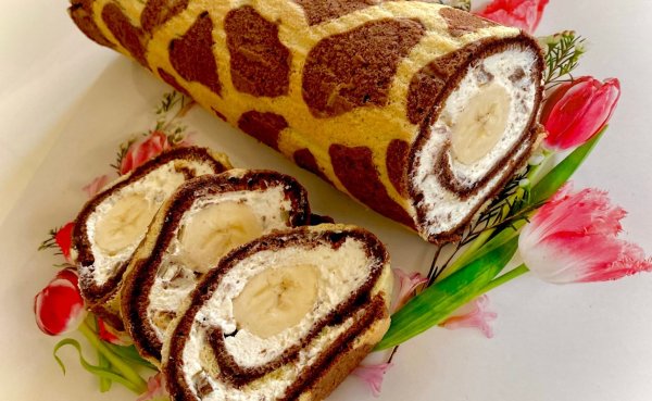 Рулет бисквитный