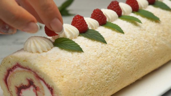 Рулет с кремом