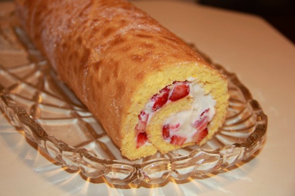 Рулет торт бисквитный