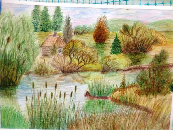 Рисование природа Кубани