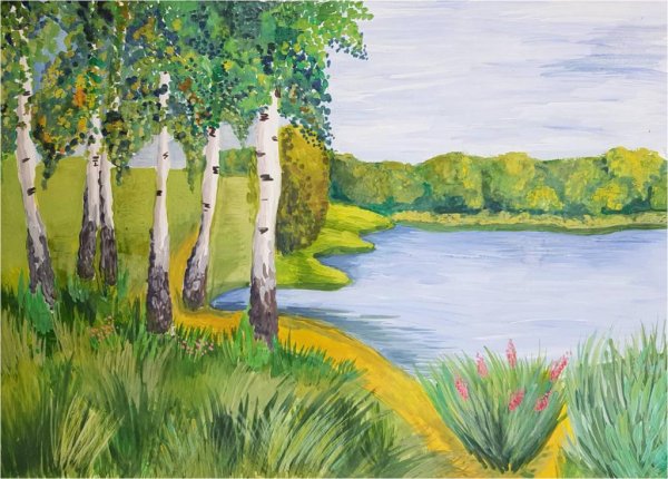 Рисование родной край