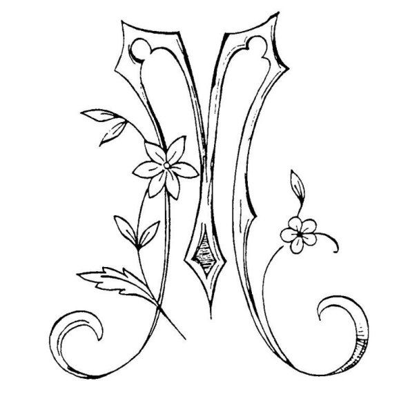 Красивые буквы для срисовки