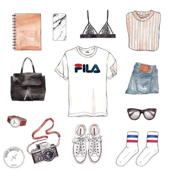 Рисунки одежды для срисовки