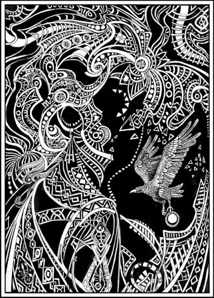 Графика тушью и пером