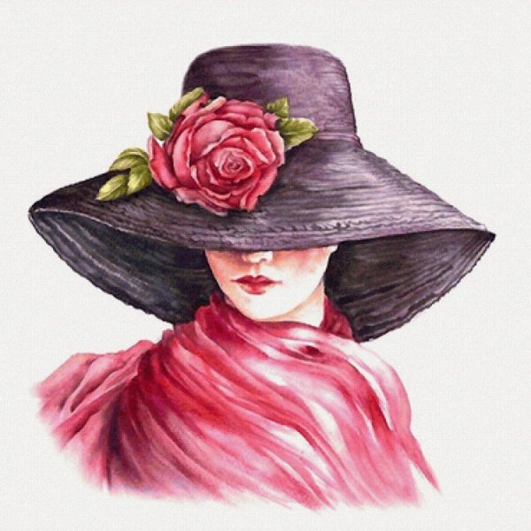 Дама в шляпе