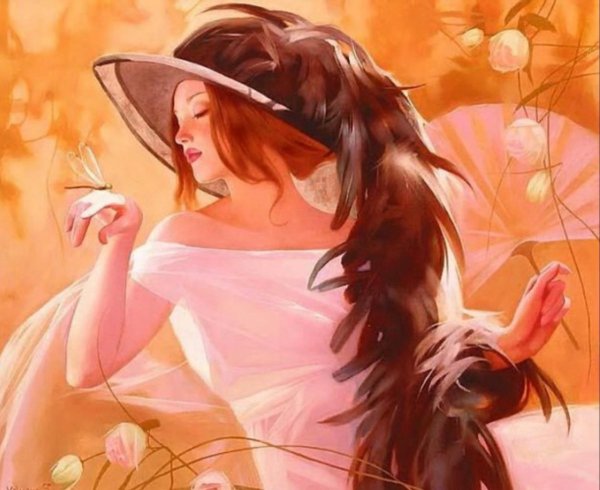 Женщина рисунок