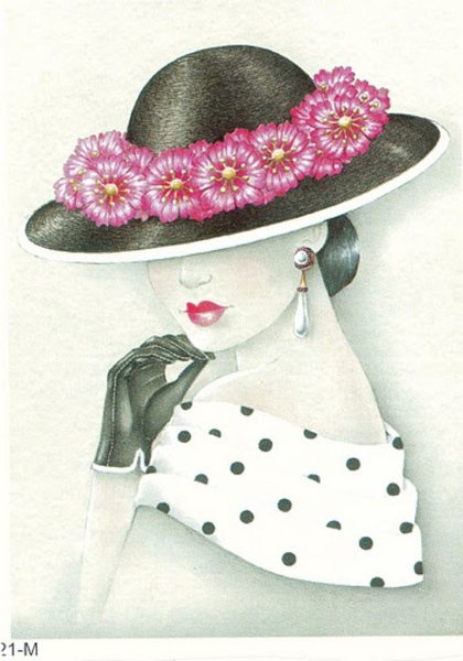 Портрет женщины в шляпе