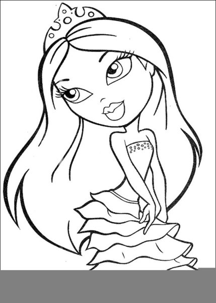 Раскраска для девочек красивые
