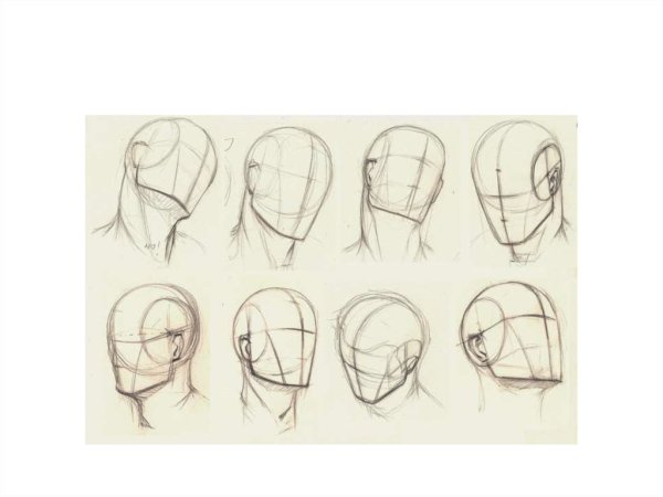 Как нарисовать капюшон на голове