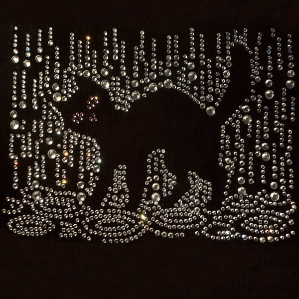 Аппликация из страз