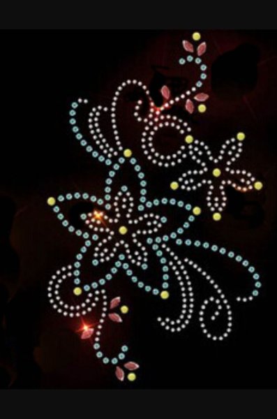 Узоры из страз