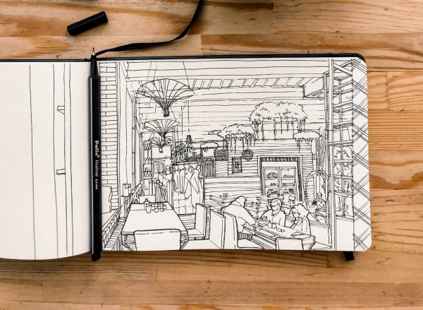 Рисунки для срисовки в скетчбук лёгкие