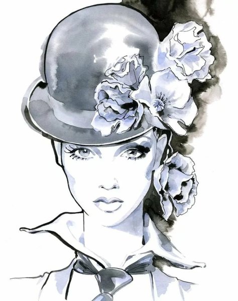 Девушка в шляпе