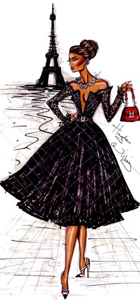 Хайден Уильямс рисунки Одри Хепберн