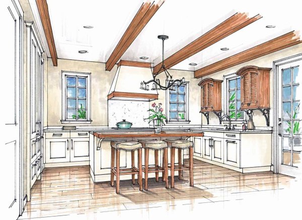 Эскизный проект интерьера