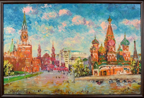 Картина красная площадь в Москве