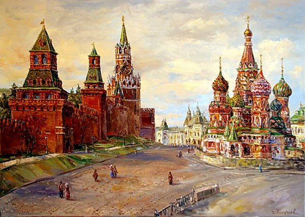 Храм Василия Блаженного живопись