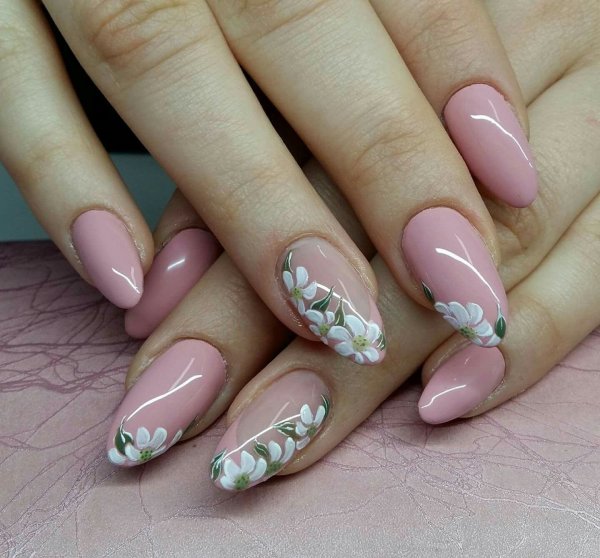 Ногти Весна френч