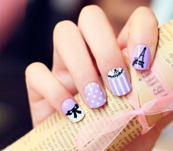 Ногти короткие