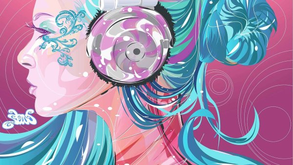 Девушка. Абстракция