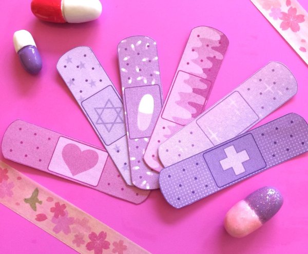 Розовый пластырь