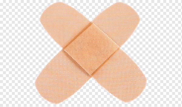 Пластырь на белом фоне