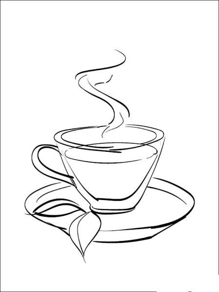 Чай рисунок