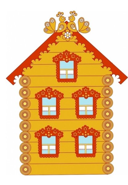 Рисование для детей средней группы народная изба