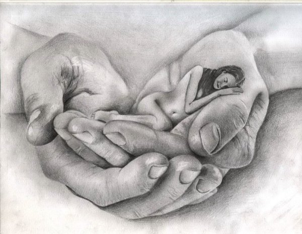 Рисунки карандашом любовь