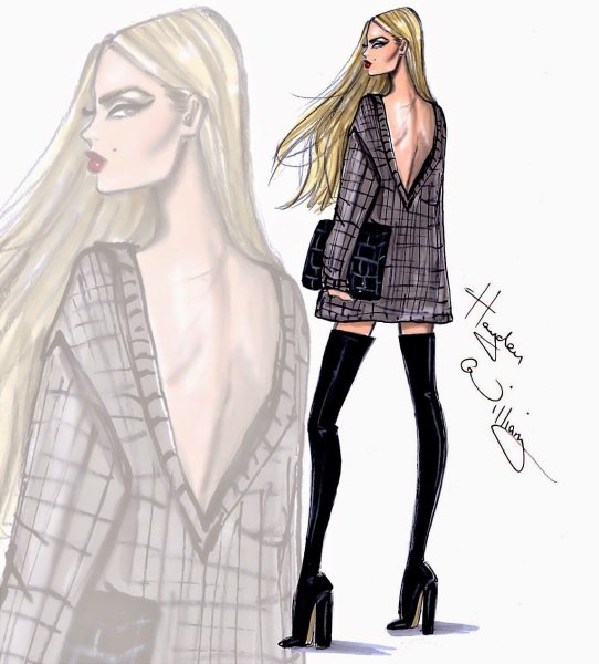 Модные иллюстрации Хайдена Уильямса