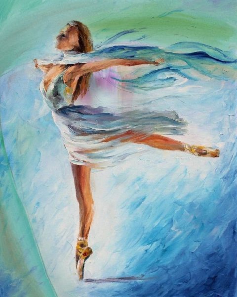 Живопись Давид Бадзагуа балерина