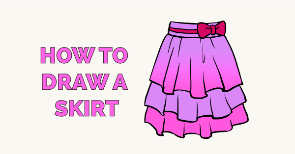 Юбка нарисованная на прозрачном фоне