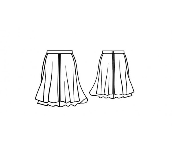 Юбка для срисовки