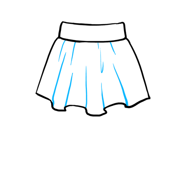 Юбка для срисовки