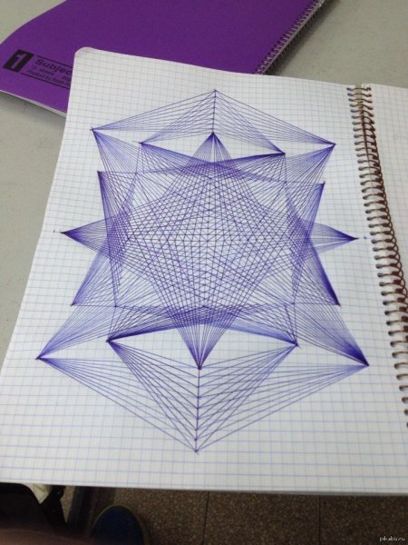 Линейка из бумаги