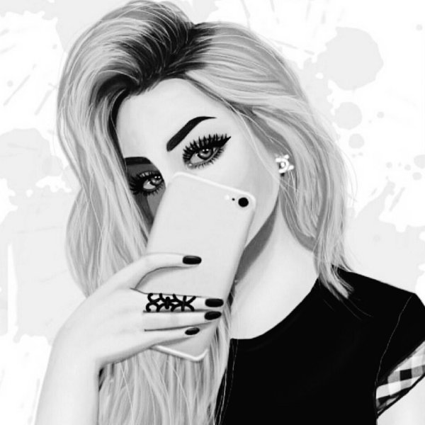 Подруги рисунок