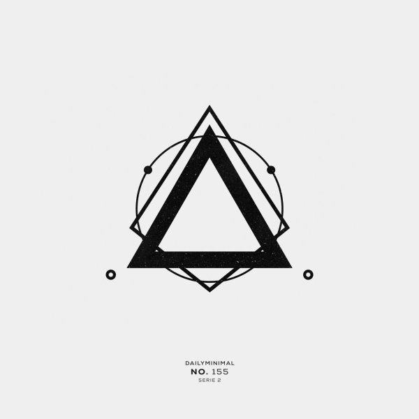 Треугольник, розовый