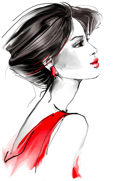 Женщина рисунок