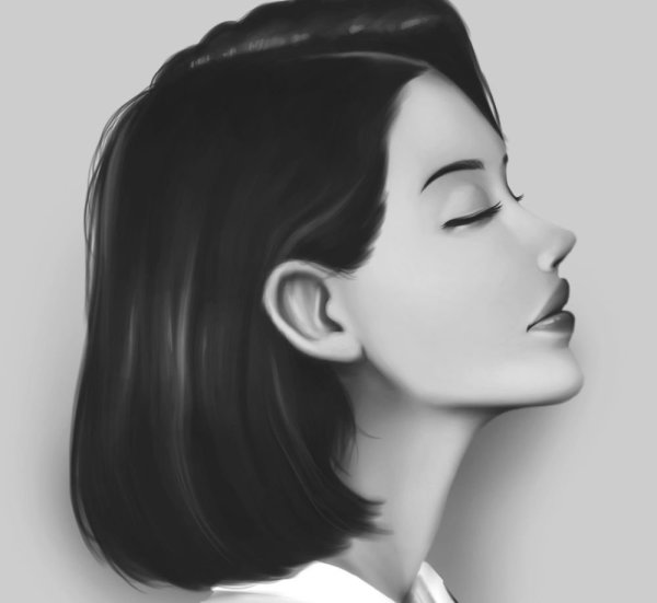 Мультяшные девушки с каре