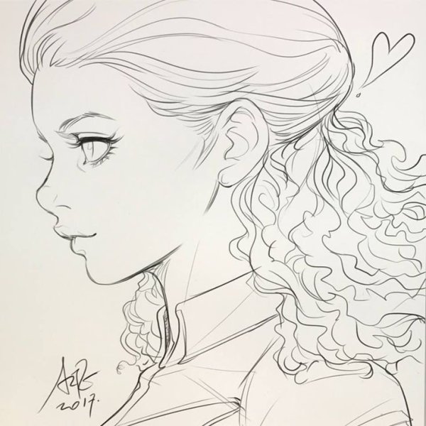 Набросок девушки