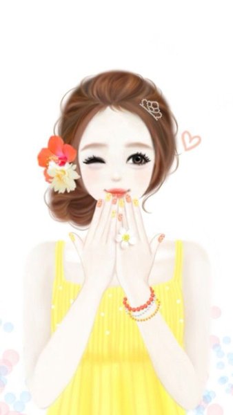 Кореянка мультяшка