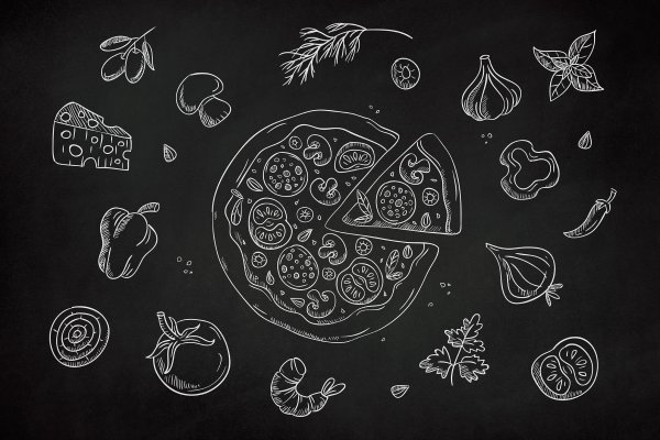 Птица на грифельной доске