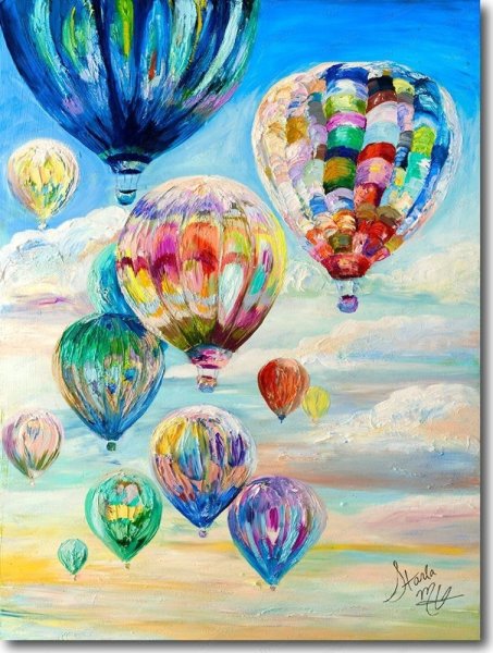 Каппадокия картина акрилом