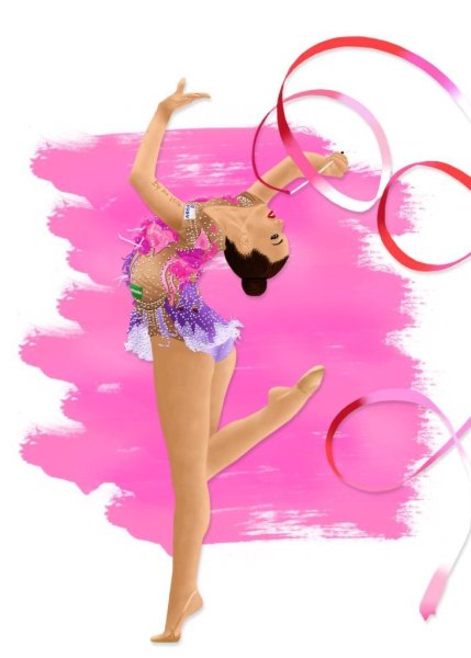 Художественная гимнастика иллюстрации