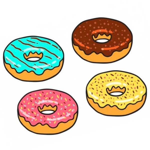 Пончик рисунок