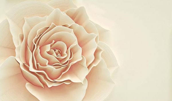 Бежевые цветы