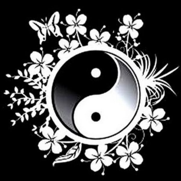 Значок Инь Янь