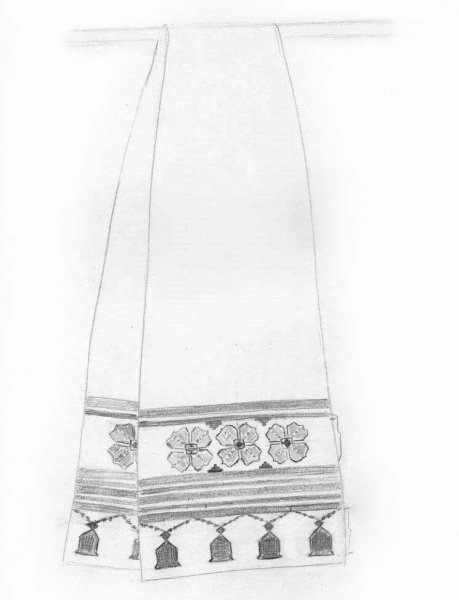Эскиз полотенца